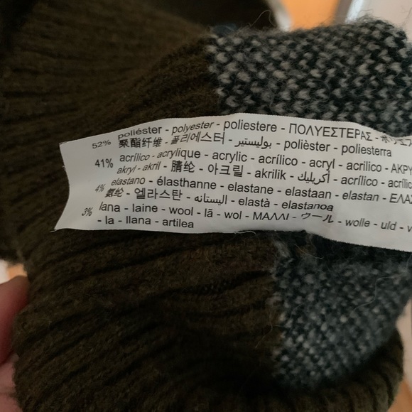 Zara Men’s Wool Colorblock Sweater - Picture 5 of 5